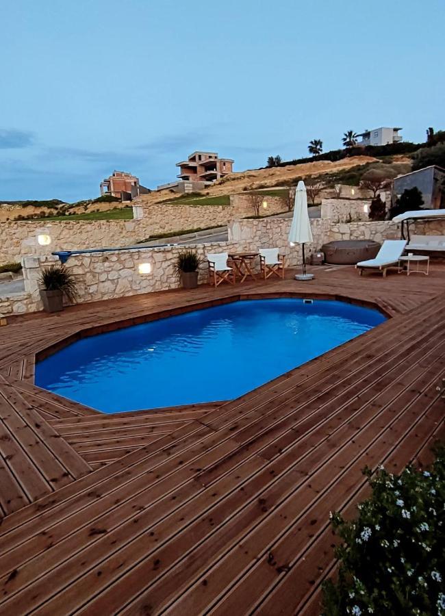 Pamela'S House "Private Pool And Spa" Karteros Eksteriør bilde